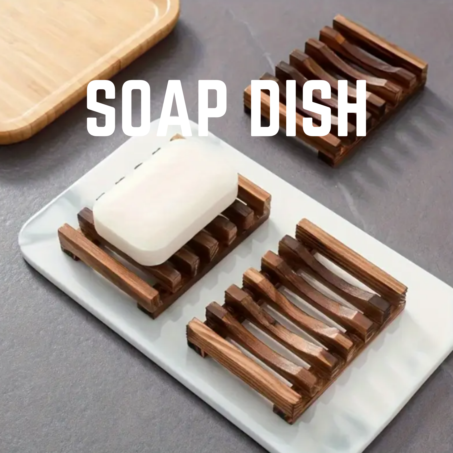 Wooden Soap Dish - Image 2