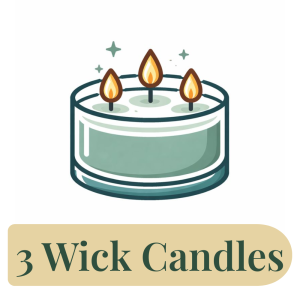 3 Wick Candles
